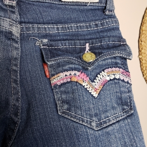 Girls Levi's Strauss Red Tab Jean's size 5 - Picture 7 of 10